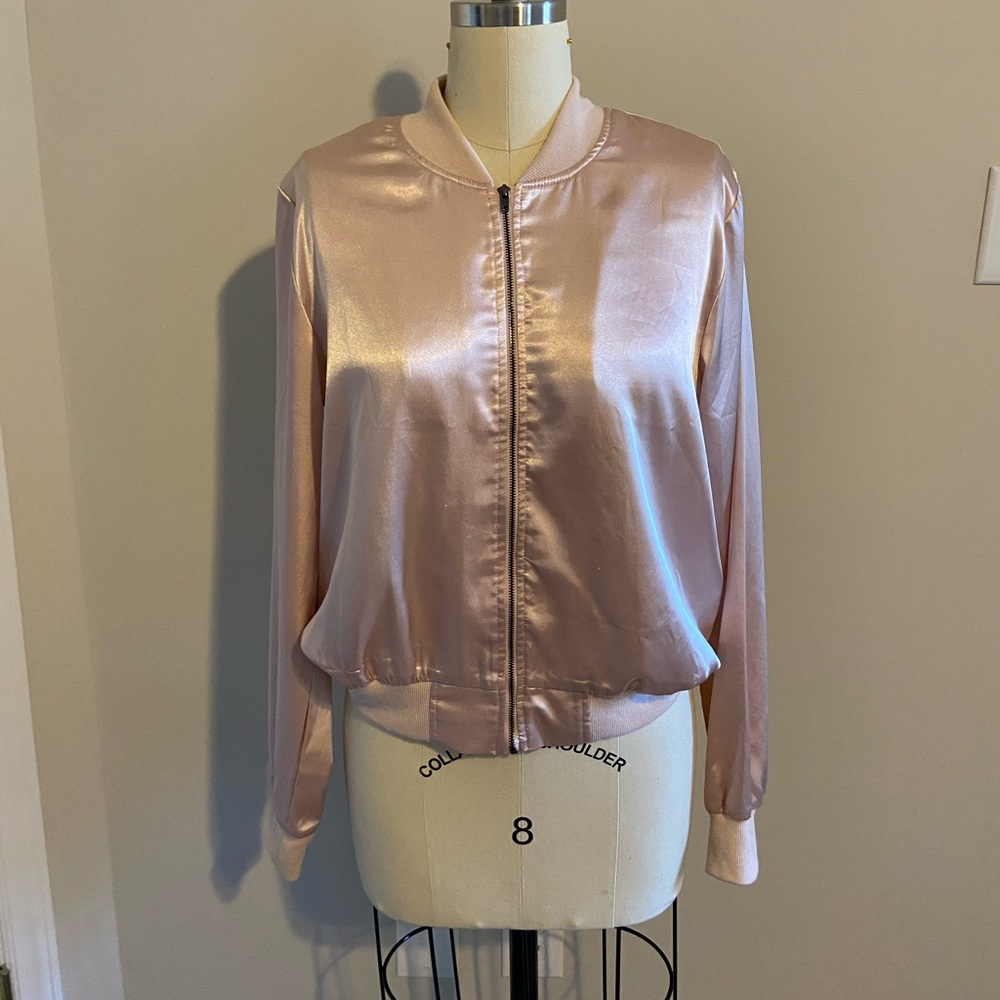 Fashion nova light pink jacket